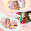 image:imageDreamlover Colored Kids Crazy Hair Day Hair Extensions 24 PiecesMulti Colors B