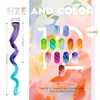 image:imageDreamlover Colored Kids Crazy Hair Day Hair Extensions 24 PiecesMulti Colors D