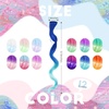 image:imageDreamlover Colored Kids Crazy Hair Day Hair Extensions 24 PiecesMulti Colors E