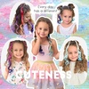 image:imageDreamlover Colored Kids Crazy Hair Day Hair Extensions 24 PiecesMulti Colors E