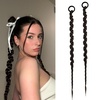 image:imageDreamlover Braided Ponytail Extension for Women Dark Brown 2 Pieces