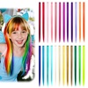 image:imageDreamlover Colored Kids Crazy Hair Day Hair Extensions 24 PiecesStraight Multi Colors B