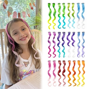 image:imageDreamlover Colored Kids Crazy Hair Day Hair Extensions 24 PiecesMulti Colors D