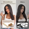 image:imageDreamlover Black Ouchless Hair Ties for Thick Hair 50 PiecesMulti Colors A