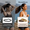 image:imageDreamlover Black Ouchless Hair Ties for Thick Hair 50 PiecesMulti Colors A