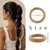 image:imageDreamlover Black Ouchless Hair Ties for Thick Hair 50 PiecesMulti Colors A