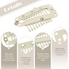 image:imageDreamlover Hair Extension Clips 10 Teeth Black 30 PiecesBeige