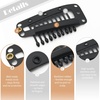 image:imageDreamlover Hair Extension Clips 10 Teeth Black 30 PiecesBlack