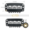 image:imageDreamlover Hair Extension Clips 10 Teeth Black 30 PiecesBlack
