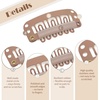 image:imageDreamlover Hair Extension Clips 10 Teeth Black 30 PiecesBrown