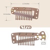 image:imageDreamlover Hair Extension Clips 10 Teeth Black 30 PiecesBrown