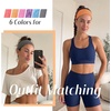 image:imageDreamlover Sweat Wicking Workout Headbands for Women 6 PiecesMulti Colors B