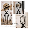 image:imageDreamlover Tall Wig Stand for Long Wigs Wig Drying Stand Black 2 PacksBlack