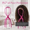 image:imageDreamlover Tall Wig Stand for Long Wigs Wig Drying Stand Black 2 PacksHot Pink