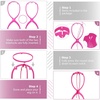 image:imageDreamlover Tall Wig Stand for Long Wigs Wig Drying Stand Black 2 PacksHot Pink