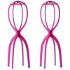 image:imageDreamlover Tall Wig Stand for Long Wigs Wig Drying Stand Black 2 PacksHot Pink