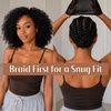 image:imageDreamlover Tubi Styling Black Mesh Wig Caps Breathable Hair Net 3 PiecesBlack