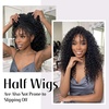 image:imageDreamlover Wig Grip Band for Half Wig 2 PCS Wig Bands Dark BrownBlack