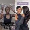 image:imageDreamlover Wig Grip Band for Half Wig 2 PCS Wig Bands Dark BrownBlack