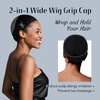 image:imageDreamlover Wig Grip Cap2in1 Wig Cap with Grip Band Nude 1 PCSBlack