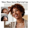 image:imageDreamlover Wig Grip Cap2in1 Wig Cap with Grip Band Nude 1 PCSDark Brown
