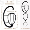 image:imageDreamlover Wig Hangers for Fast Drying Wig 2 SetsBlack