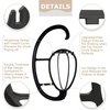 image:imageDreamlover Wig Hangers for Fast Drying Wig 2 SetsBlack