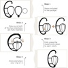 image:imageDreamlover Wig Hangers for Fast Drying Wig 2 SetsBlack