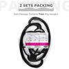 image:imageDreamlover Wig Hangers for Fast Drying Wig 2 SetsBlack