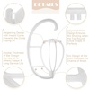 image:imageDreamlover Wig Hangers for Fast Drying Wig 2 SetsSemitransparent