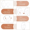 image:imageDreamlover Wig Hangers for Fast Drying Wig 2 SetsWhite