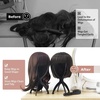 image:imageDreamlover Wig Stand Rose Gold Finish Wig Head 3 PackBlack