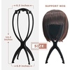 image:imageDreamlover Wig Stand Rose Gold Finish Wig Head 3 PackBlack