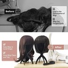 image:imageDreamlover Wig Stand Rose Gold Finish Wig Head 3 PackBlack