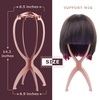 image:imageDreamlover Wig Stand Rose Gold Finish Wig Head 3 PackRose Gold