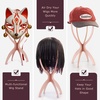image:imageDreamlover Wig Stand Rose Gold Finish Wig Head 3 PackRose Gold
