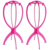 image:imageDreamlover Tall Wig Stand for Long Wigs Wig Drying Stand Black 2 PacksHot Pink