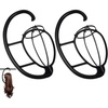 image:imageDreamlover Wig Hangers for Fast Drying Wig 2 SetsBlack