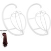 image:imageDreamlover Wig Hangers for Fast Drying Wig 2 SetsSemitransparent