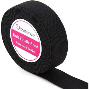 image:imageDreamlover Elastic for Sewing Melting Band for Wigs 1 Inch X 6 YardBlack