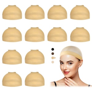 image:imageDreamlover HD Wig Caps for Women Seamless Wig Base Beige 12 PiecesBeige