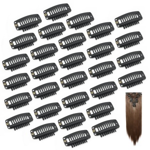 image:imageDreamlover Hair Extension Clips 10 Teeth Black 30 PiecesBlack