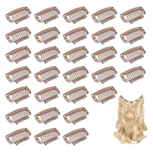 image:imageDreamlover Hair Extension Clips 10 Teeth Black 30 PiecesBrown