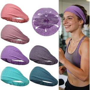 image:imageDreamlover Sweat Headbands for Women Non Slip 6 PCS Stretchy Headbands