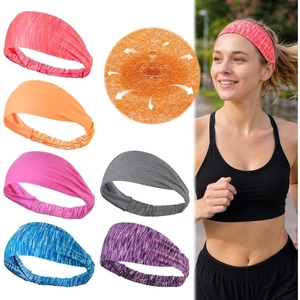 image:imageDreamlover Sweat Wicking Workout Headbands for Women 6 PiecesMulti Colors B