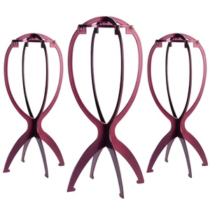 image:imageDreamlover Wig Stand Rose Gold Finish Wig Head 3 PackPlum
