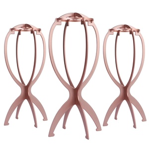 image:imageDreamlover Wig Stand Rose Gold Finish Wig Head 3 PackRose Gold
